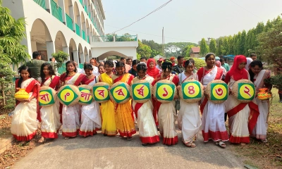 সালথায় নানা আয়োজনে বাংলা নববর্ষ উদযাপন