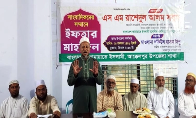 আক্কেলপুরে সাংবাদিকদের সঙ্গে জামায়াতের ইফতার