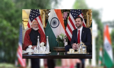 রুদ্ধদ্বার বৈঠকে মোদি–মার্কিন ভাইস প্রেসিডেন্ট