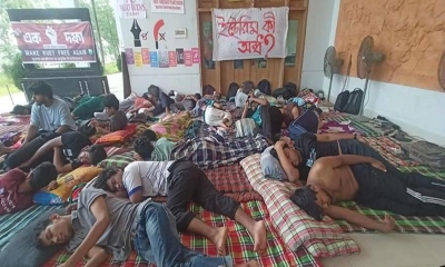 ৩য় দিনে দুর্বল হয়ে পড়েছেন অনশনরত কুয়েটের ২৭ ছাত্র