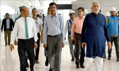 শাহজালাল বিমানবন্দরে তৃতীয় টার্মিনাল পরিদর্শনে ৩ উপদেষ্টা