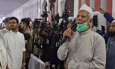 দেশবাসীকে ঈদ শুভেচ্ছা জানালেন প্রধান উপদেষ্টা ড. মুহাম্মদ ইউনূস