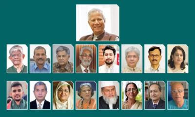অন্তর্বর্তী সরকারের দপ্তর পুনর্বণ্টন