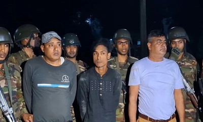 চাঁদাবাজির অভিযোগে বিএনপির ৩ নেতাকর্মী আটক