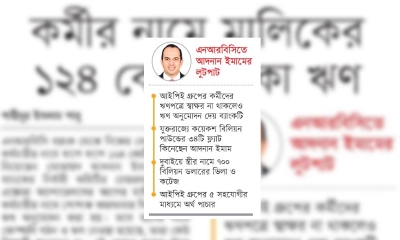 কর্মীর নামে মালিকের ১২৪ কোটি টাকা ঋণ 