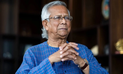 ট্রাম্প-স্টারমার-মাস্কের পাশে ড. ইউনূস