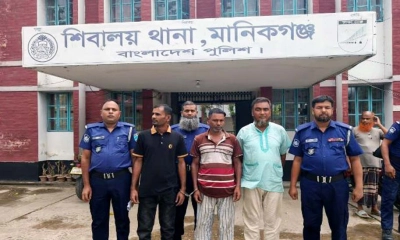 শিবালয়ে চাঁদাবাজির অভিযোগে গ্রেপ্তার ৩