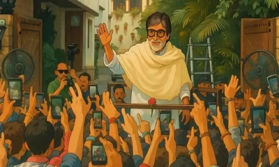 এবার ঘিবলি ট্রেন্ডে মজলেন অমিতাভ
