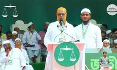 জামায়াতের সমাবেশে ছেলে হত্যার বিচার চাইলেন আবরার ফাহাদের বাবা