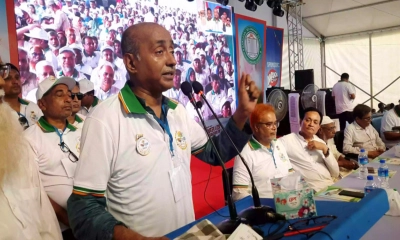 ঝিনাইদহে এক অনুষ্ঠানে বক্তব্য দেন অ্যাটর্নি জেনারেল অ্যাডভোকেট আসাদুজ্জামান।  ছবি- সংগৃহীত