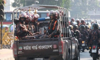 গোপালগঞ্জে ৪ প্লাটুন বিজিবি মোতায়েন 