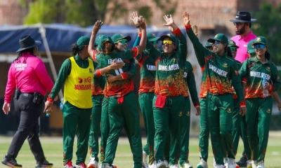 রিতুর ব্যাটে অবিশ্বাস্য জয় পেল বাংলাদেশ
