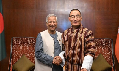 ব্যাংককে প্রধান উপদেষ্টা-ভুটান প্রধানমন্ত্রীর দ্বিপাক্ষিক বৈঠক