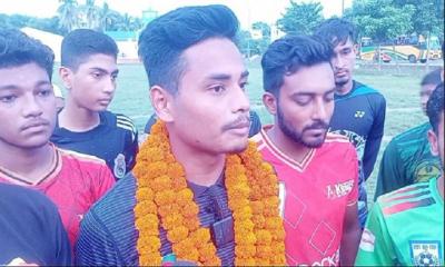 জাতীয় দলের বেনাপোলের কৃতি ফুটবলার রাহুলের সফলতা
