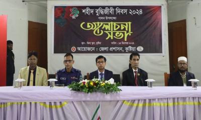 কুষ্টিয়ায় শহীদ বুদ্ধিজীবী দিবস পালন