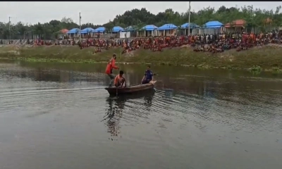 চাঁপাইনবাবগঞ্জে নদীতে মিলল গলায় বস্তা বাঁধা মরদেহ