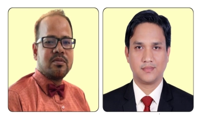 মো. আবদুর রহিম এবং আবু ওবাইদা আরাফাত। ছবি- রূপালী বাংলাদেশ