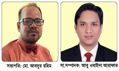 মো. আবদুর রহিম এবং আবু ওবাইদা আরাফাত। ছবি- রূপালী বাংলাদেশ