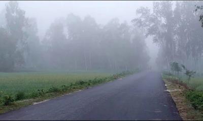 চুয়াডাঙ্গায় কুয়াশা জানান দিচ্ছে শীতের আগমনী বার্তা