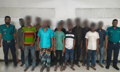 মোহাম্মদপুরে পুলিশের সাঁড়াশি অভিযানে গ্রেপ্তার ১৩