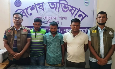 লালমনিরহাটে ইজিবাইক চোর চক্রের তিন সদস্য গ্রেপ্তার