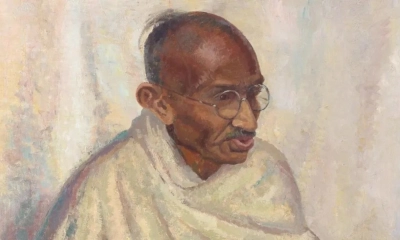 মহাত্মা গান্ধীর তৈলচিত্র অনুমান ছাড়িয়ে আড়াই কোটিতে বিক্রি