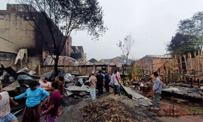 সব পুড়িয়ে নিভল হাজারীবাগের তিন ট্যানারি কারখানার আগুন