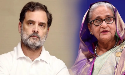 হাসিনাকে দেশে ফেরানোর বিষয়ে ‘মুখে কুলুপ’ রাহুল গান্ধীর