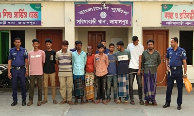 সরিষাবাড়ীতে চোর চক্রের ৫ সদস্যসহ গ্রেপ্তার ৯