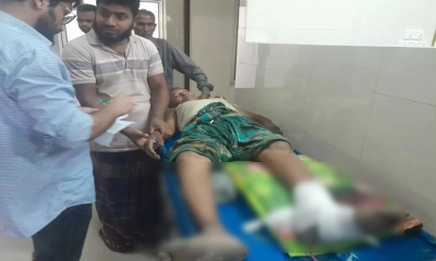 সালথায় কৃষকের পায়ের রগ কেটে দেওয়ার অভিযোগ