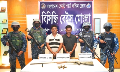 বাগেরহাটে করিম শরীফ বাহিনীর দুই সদস্য আটক