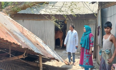 কালবৈশাখীর তাণ্ডবে লন্ডভন্ড ঘরবাড়ি, কোটি টাকার ক্ষতি 