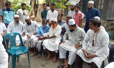 শহীদ মামুনের পরিবারের পাশে জামায়াত আমির