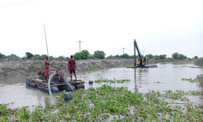 কেশবপুর-মনিরামপুরের জলাবদ্ধতা নিরসনে পলি অপসারণ শুরু