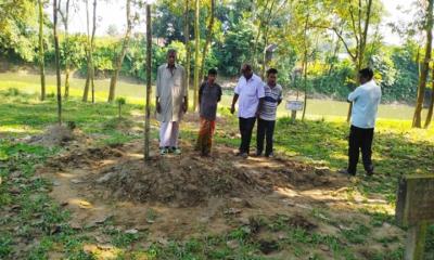 বগুড়ায় মহাশ্মশানে সুরঙ্গ, লাশের মাথা উধাও