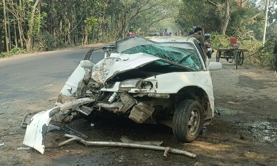 ঈদের ছুটিতে বাড়ি ফেরা হলো  না বাবা-মেয়ের