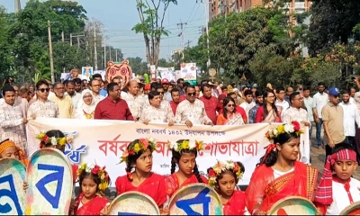 লক্ষ্মীপুরে বর্ষবরণে আনন্দ শোভাযাত্রা