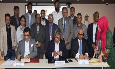 বিইউএফটি, এসআইসিআইপি ও শিন শিন গ্রুপের সঙ্গে ত্রিপাক্ষিক চুক্তি সই
