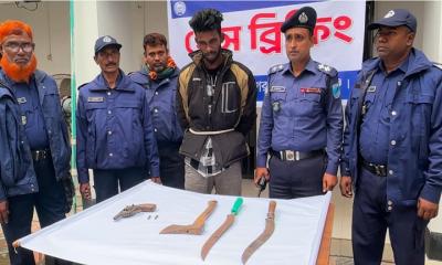 শীর্ষ সন্ত্রাসী বিকাশকে অস্ত্র ও গুলিসহ গ্রেপ্তার