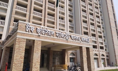 ঝালকাঠির চিফ জুডিশিয়াল ম্যাজিস্ট্রেট আদালত। ছবি- সংগৃহীত