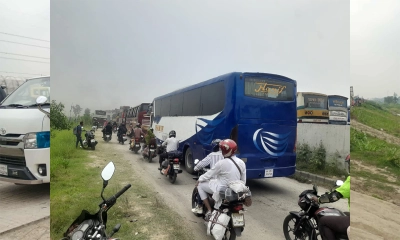 যমুনা সেতুতে ৫ গাড়ি বিকল, ৩০ কিমি যানজট
