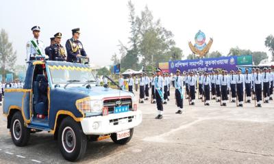বিমান বাহিনীর ৫২তম বিমান‌সেনা প্রশিক্ষণ সমাপনী কুচকাওয়াজ