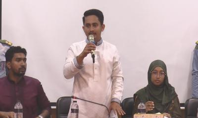ছাত্র আন্দোলন ভবিষ্যতে কোন পলিটিক্যাল প্লাটফর্ম হবেনা: সারজিস আলম