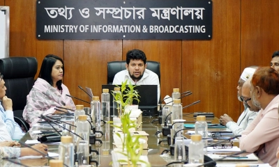 জুলাই গণঅভ্যুত্থানের বর্ষপূর্তি  তথ্য মন্ত্রণালয়ের পোস্টার  ও পোস্টকার্ড প্রকাশ