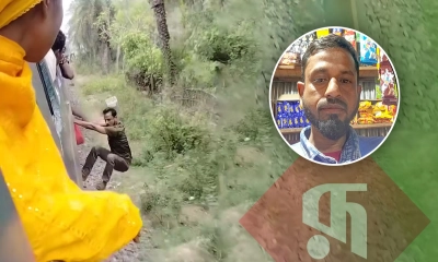 বাড়ি ফিরেছেন চলন্ত ট্রেনের নিচে পড়া সেই মতিউর