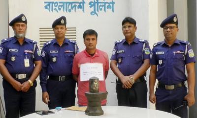 ময়মনসিংহে চুরি যাওয়া শিবলিঙ্গ টাঙ্গাইল থেকে উদ্ধার