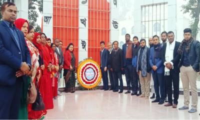 নন্দীগ্রামে শহীদ মিনারে শ্রদ্ধা ও বিজয় মেলা উদ্বোধন