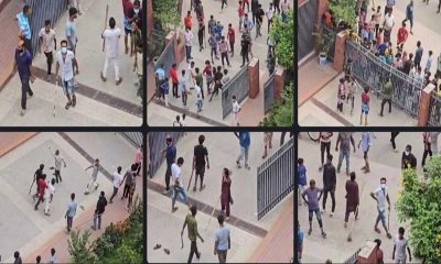 নারায়ণগঞ্জ নগর ভবনে অটোরিকশাচালকদের হামলা, আহত ১৮