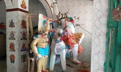 পাবানায় কালীমন্দিরের ৩ প্রতিমা ভাংচুর