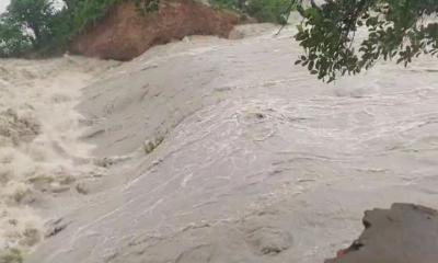 হবিগঞ্জে খোয়াই নদীর পানি বিপৎসীমার উপরে